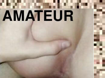 cul, chatte-pussy, amateur, esclave, salope, point-de-vue, chevauchement, assez, bout-a-bout, parfait