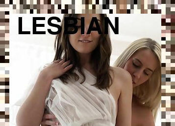 Teen Lesbians Scissoring On The Altar