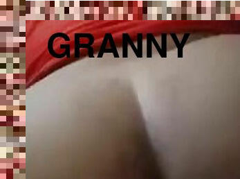 cul, vieux, amateur, mature, ébène, granny, milf, belle-femme-ronde, butin, plus-agée