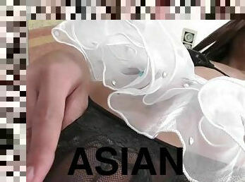 azijski, masturbacija, žene-s-penisom, snimci, tranny, gaćice, donje-rublje, slatko, fetiš, sami