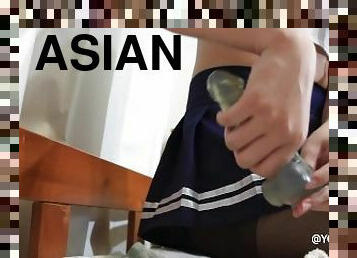 asiatisk, masturbation, orgasm, amatör, anal, cumshot, tonåring, gay, strumpor, sprut