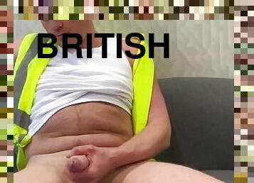 amateur, gay, rousse, britannique, solo, réalité, bite