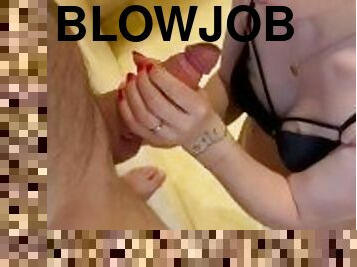 Blowjob and Cumshot at shower Tahiti hotel