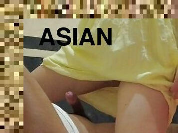 asia, amatir, sayang, blowjob-seks-dengan-mengisap-penis, sudut-pandang, cantik