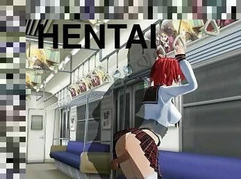 public, amateur, anal, ejaculation-sur-le-corps, voiture, rousse, anime, hentai, 3d