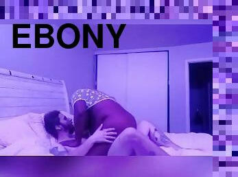 Destroying Tight Ebony Pussy  BBW Fucks White Boy