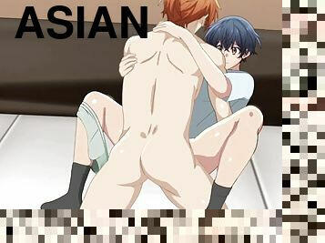 Sasaki and Miyano - Suck my femboy boyfriends ass - Bara Yaoi