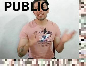 public, gay, solo, musclé, bite