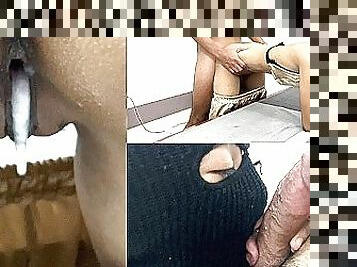 levrette, chatte-pussy, fellation, ejaculation-interne, point-de-vue, sœur, petite, philippine, bite