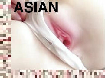 asiatique, masturbation, chatte-pussy, transsexuelle, ejaculation-sur-le-corps, ados, jouet, mignonne, belle, bite