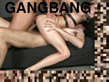 Gangbanged While Bound