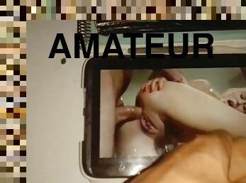 masturbation, amatör, anal, cumshot, hardcore, juckande, sprut, söt