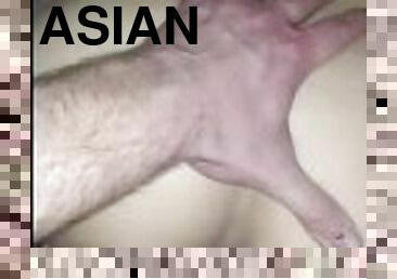 asiatisk, doggy-style, amatör, brudar, gigantisk-kuk, blandade-raser, massage, rumpa, college, kinesisk