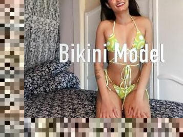 Heat Wave Causes Bikini ????Model to ask for creampie