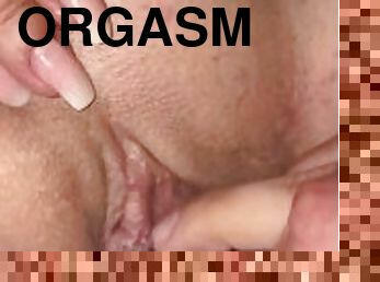 orgasm, fitta-pussy, kvinnligt-sprut, fingerknull, vått