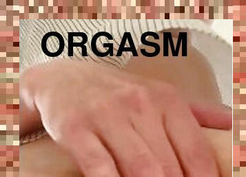 masturbation, orgasm, fitta-pussy, amatör, fingerknull, sprut, ensam, vått