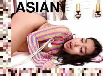 PORNSTARPLATINUM Hot Asian Luna Mills Fucked By Leya Falcon