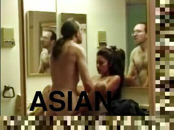 asiatique, anal, fellation, vintage, rétro, sale, ejaculation, pute, petite, brunette
