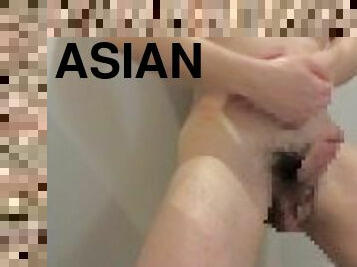 asiatisk, masturbation, amatör, gay, japansk, första-gången, ensam, muskulös