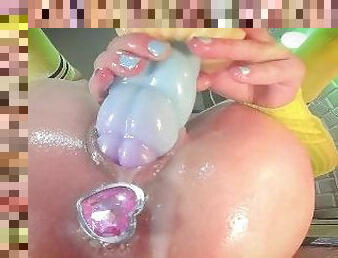 Close Up Intense Masturbation_Cute Jelly Squirt_POV Super Wet Pussy