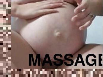 groß-titten, schwangere, dilettant, reifen, erotisch-mutti, massage, füße, beule, blondine, natürliche