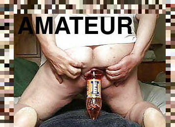 cul, bouteille, chatte-pussy, amateur, anal, jouet, gay, britannique