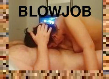 Sensual blow job