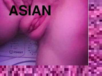 asiatique, cul, gros-nichons, masturbation, chatte-pussy, amateur, anal, milf, jouet, gode