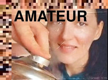 amateur, fellation, sur-le-visage, ejaculation