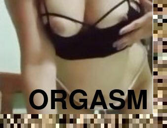 masturbation, orgasm, publik, kvinnligt-sprut, student, fru, amatör, mogen, latinska, trosor