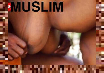 Big ass muslim threesome - we have filled up your pussy can we cum in your ass too