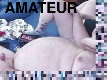 masturbation, amateur, ejaculation-sur-le-corps, jouet, couple, doigtage, point-de-vue, ejaculation, kinky, bite