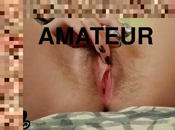 amateur, anal, ejaculation-sur-le-corps, jouet, maison, française, double, pénétrante, dure, légume