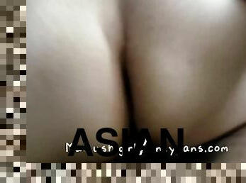 asiatique, levrette, amateur, ejaculation-sur-le-corps, ados, hardcore, point-de-vue, mignonne, dure