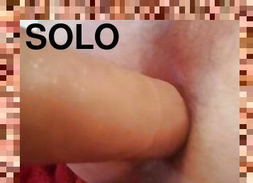 anal, gej, mama, dildo, solo