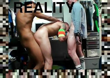 anal, gay, ejaculation, réalité