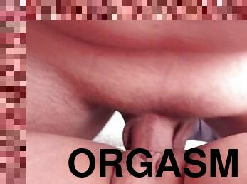 orgasme, pussy, amatør, hjemmelaget, par, pov, perfekt, fetisj, våt, pikk