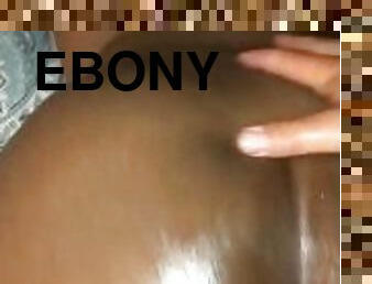 Ebony takes white dick
