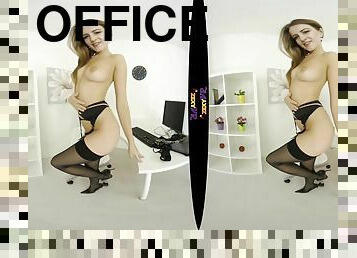 Scarlot Rose In Office Flirt