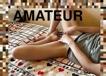 masturbation, fitta-pussy, amatör, brudar, rumpa, trosor, perfekt, fetisch, ensam, vit