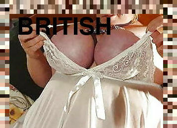 tetas-grandes, esposa, mamá, regordeta, británico, blanca