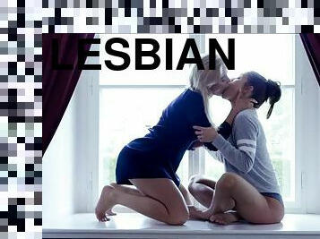лесбиянки, сестра, порка
