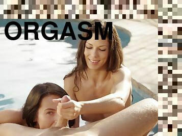 Promo Alexa Thomas And Lexi Dona In A Lustful Threesome On The Terrace Of Ibiza Island