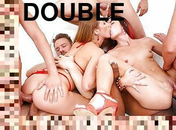 Girlfriends In An Orgy Double Penetration With A Crowd Of Muscular Fir With Cindy Shine, Ian Scott And Alexis Crystal