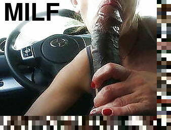 milf, sperm, amerikansk, pik, suttende