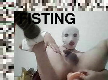 fisting, masturbação, magro, anal, brinquedo, gay, punheta, fudendo, webcam, dildo