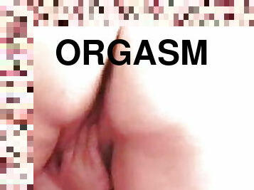 masturbation, orgasme, belle-femme-ronde, joufflue, américaine