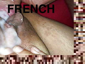 Salope soumise mouille French cum inside wife&rsquo;s pussy, creampie