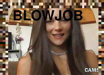 Mandy Flores Lipstick Blowjob on webcam