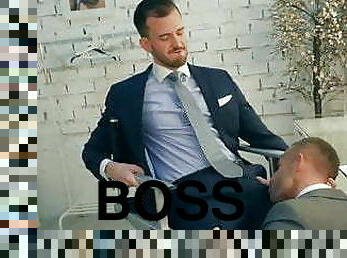 masturbation, avsugning, gay, boss